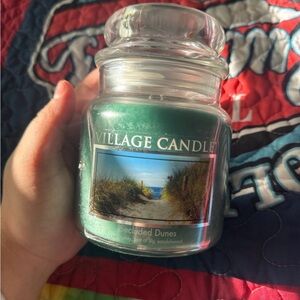 Secluded Dunes Green Jar Candle